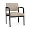 Lesro Lenox Steel Guest Chair, Stone (Beige) Seat, Stone Back, 22.5 W 24.5 L 32 H, Vinyl Seat LS1101 - alternate 1